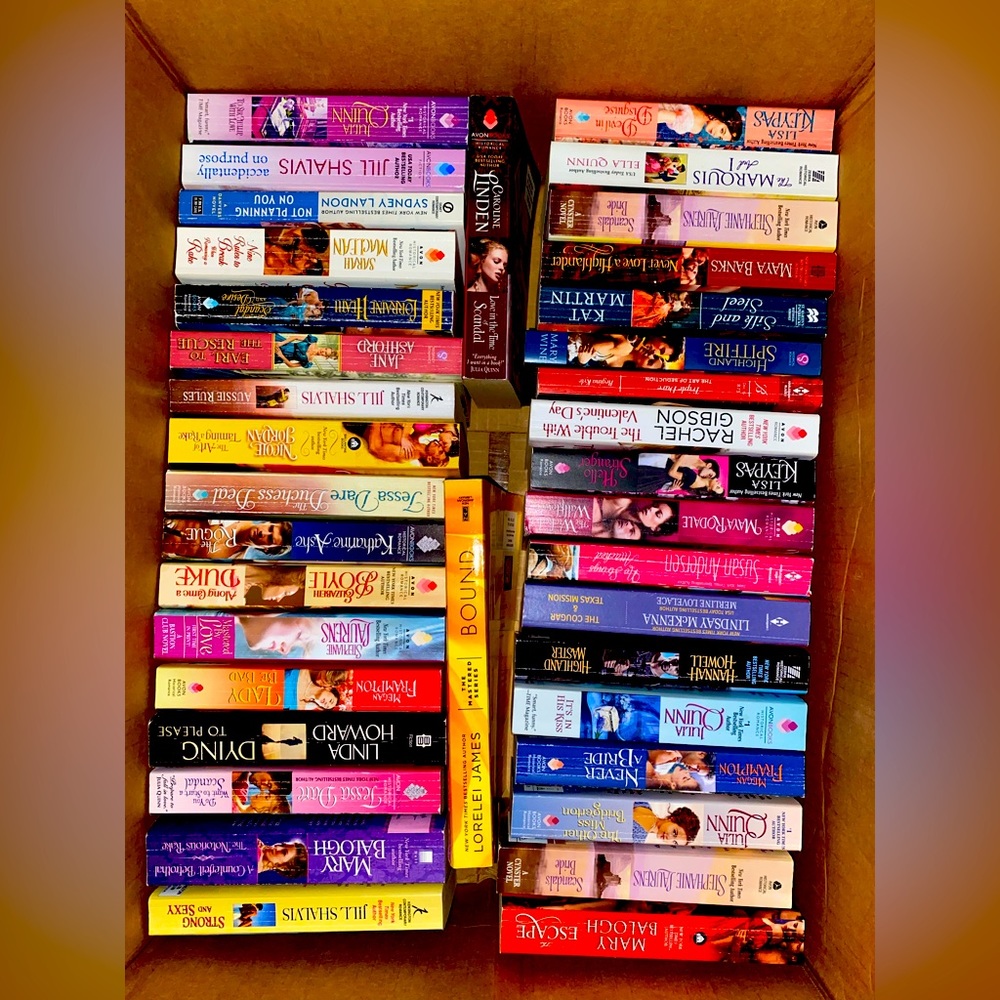 69 romance novels.